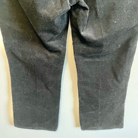 J BRAND Selena Corduroy Pants Black 29 Mid-Rise Cropped Bootcut Modal Blend - Picture 9 of 11